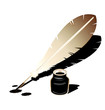 Plume et encrier