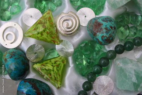 Schmuck, Mineralien, Glas Schmuck, Mineralien, Glas