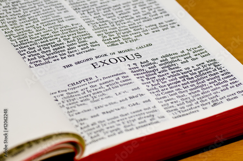 Photo: Bible Page - Exodus Bible Page - Exodus