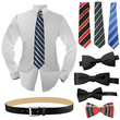 set of business fashion vector