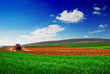 Tractor cultivating 2 Tractor cultivating 2