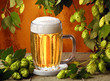 Beer with hops