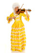 Baroque violinist Baroque violinist