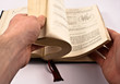 Lookig for something in old book.