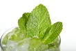 Mint ice vodka