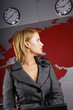 the time is money. fashion model as journalist in television