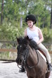 English riding lesson