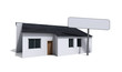 Illustrazione: Maison panneau à remplir Maison panneau à remplir