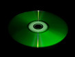 Green CD/DVD disc