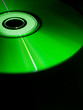 Green CD/DVD disc