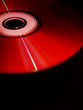 Red CD/DVD disc