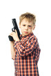 little boy with a gun little boy with a gun