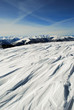 Neige sculptée par le vent