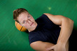 Basketball Player at Rest