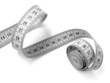 measuring tape on white measuring tape on white