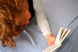 girl read book