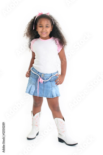 Photo: African American Girl Smiling African American Girl Smiling