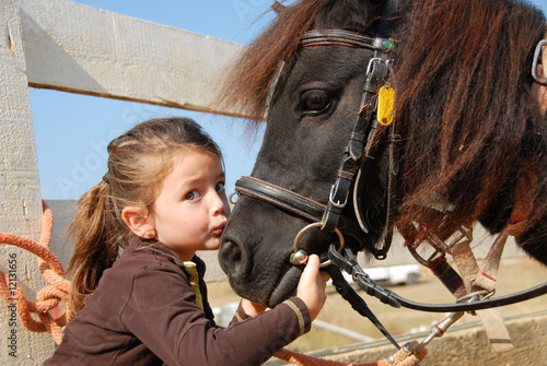 l'enfant et son poney
