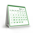 2009 calendar. April
