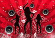 Disco-party card