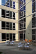 A modern loft courtyard