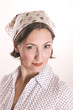 Foto: Portrait of the lovely retro style lady Portrait of the lovely retro style lady