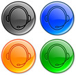 Customer Service buttons (multicoloured)