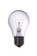 lamp bulb on white