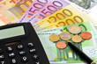Foto: Taschenrechner, Tischrechner, Geld, Stift Taschenrechner, Tischrechner, Geld, Stift