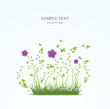 Spring floral background with place for your text Spring floral background with place for your text