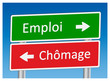 Panneaux "Emploi" et "Chômage" Panneaux "Emploi" et "Chômage"