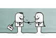 business & poignée de mains