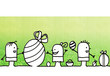 Illustration: enfants & Pâques enfants & Pâques