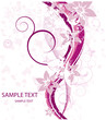 Beauty floral card