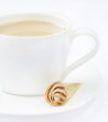cream coffee and praline