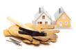 Hammer, Gloves, Nails and Houses Hammer, Gloves, Nails and Houses