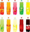 isolated carbonated drinks set isolated carbonated drinks set