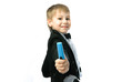 happy schoolboy