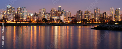 Photo: Downtown Vancouver on a winter evening Downtown Vancouver on a winter evening