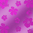 Aluminum Flowers pink - Perforated plate