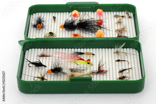 Photo: Tackle box for fly fishing Tackle box for fly fishing