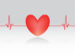 heart vector background