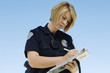 Police Officer Writing Ticket