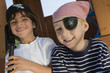 Little Boy Playing Pirate