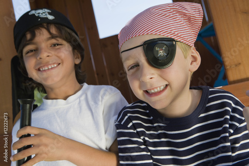 Photo: Little Boy Playing Pirate Little Boy Playing Pirate