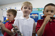 Elementary Students in Music Class