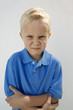Young Boy Glaring