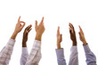 multiracial hands multiracial hands