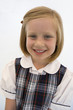 Girl Wearing School Uniform