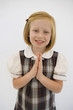Girl Wearing School Uniform